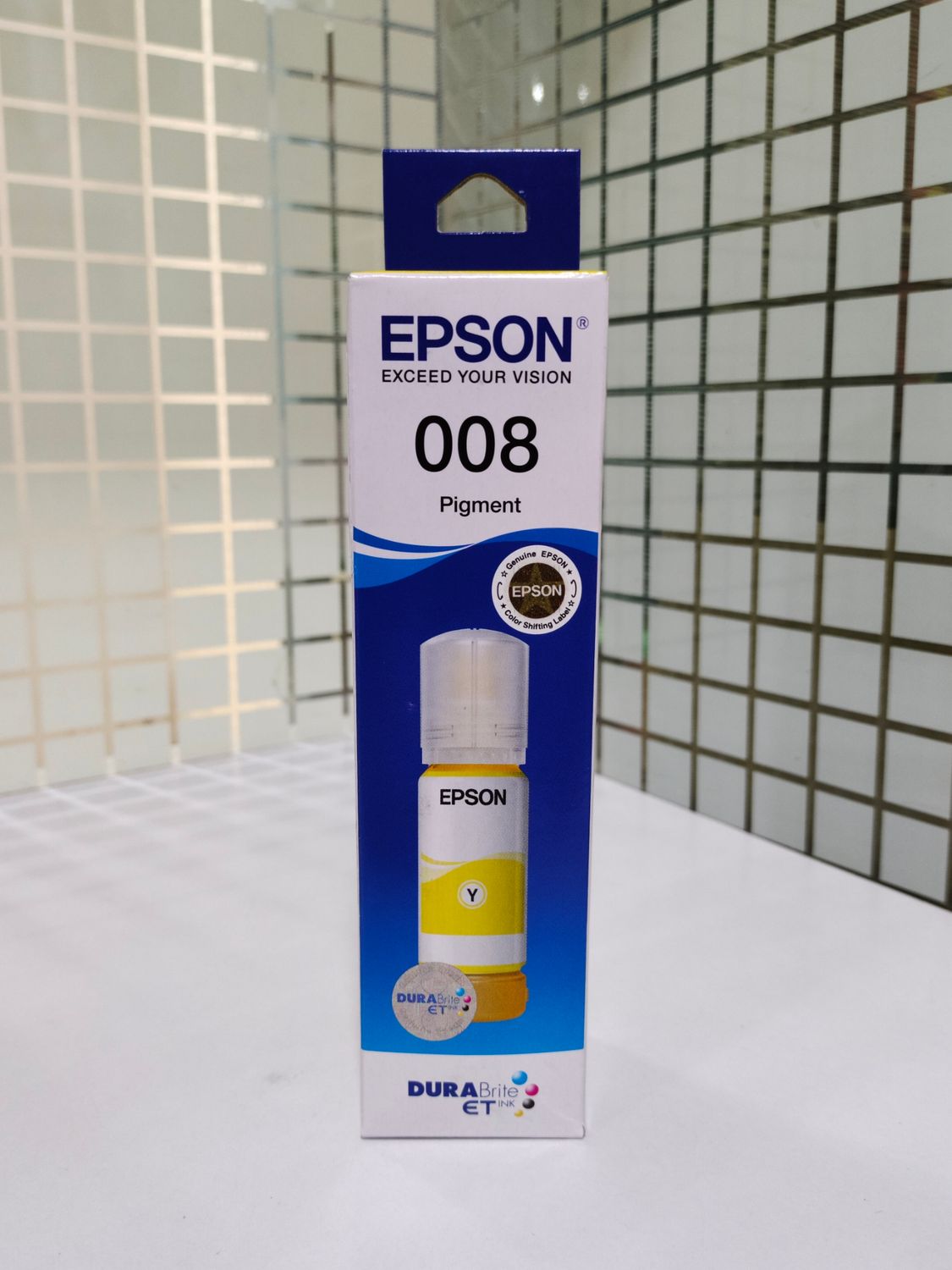 Epson 008 Yellow Original Ink Bottle | For Epson EcoTank Printers