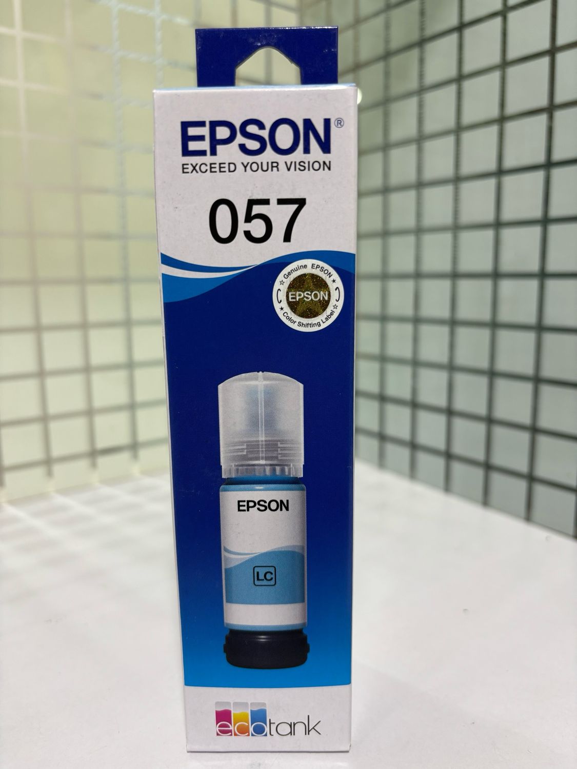 Epson 057 Light Cyan Original Ink Bottle | EcoTank Photo Series