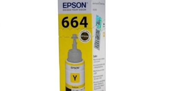 Epson 664 Yellow Ink Bottle | Original Epson Ink for EcoTank Printers
