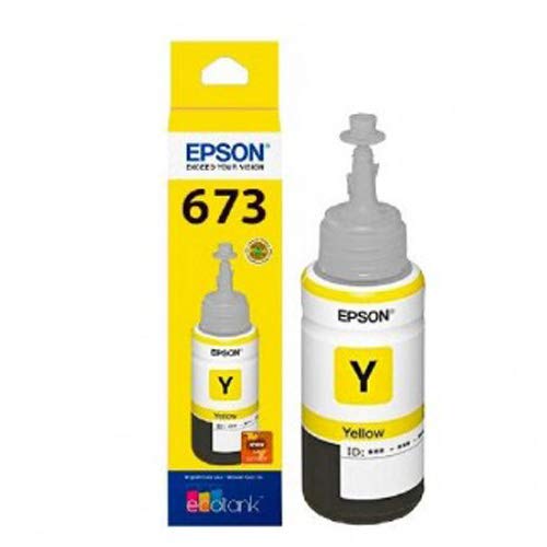 Epson 673 Yellow Ink Bottle | Original Epson Ink for EcoTank Printers