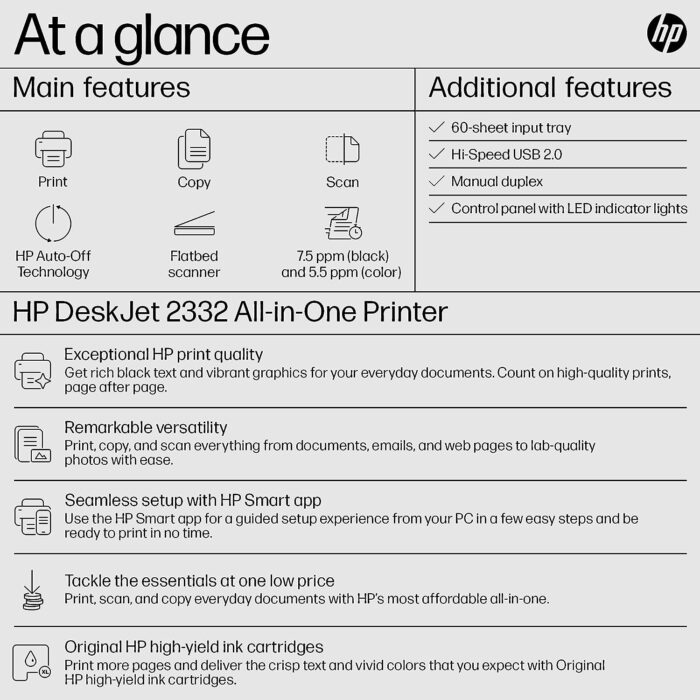HP Ink Tank 319 All-in-one Colour Printer with upto 15,000 Black and 8,000 Colour pages included in the box – Print, Scan & Copy for Office/Home - Image 2