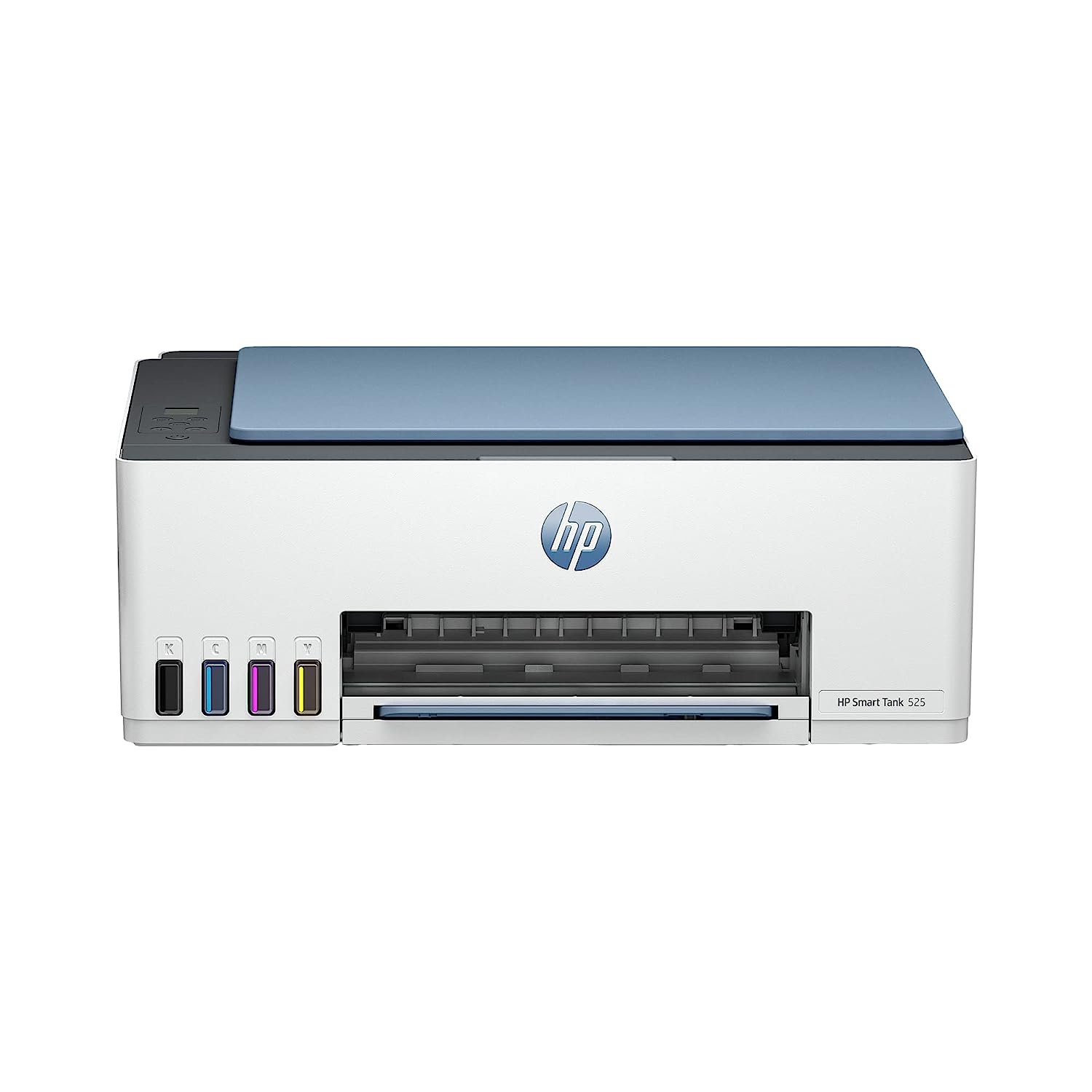 HP Smart Tank 525 All-in-one Colour Printer with 1 Extra Black Ink Bottle (Upto 12000 Black and 6000 Colour Prints) and 1 Year Extended Warranty with PHA Coverage. -Print, Scan & Copy for Office/Home
