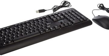 Lenovo 160 USB Wired Keyboard & Mouse Combo for Office & Home