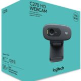 Logitech C270 HD Webcam | Clear 720p Video Calling & Noise-Reducing Mic